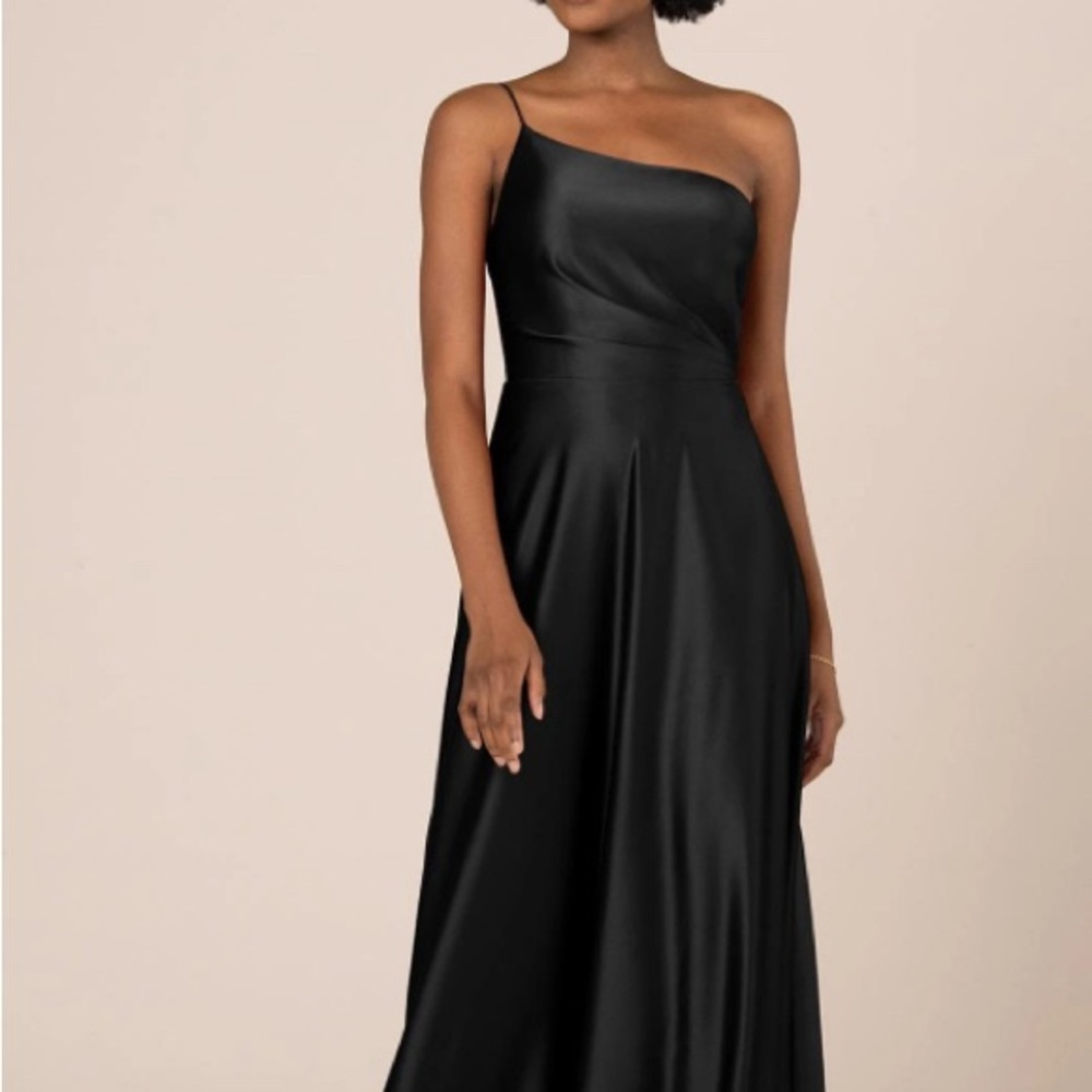 Sorella Vita One Shoulder Charmeuse Bridesmaid Dress with Full Skirt - Prom